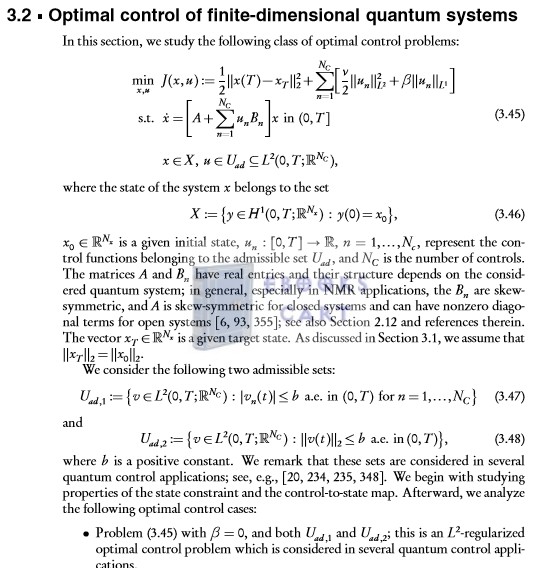 Formulation and Numerical Solution of Quantum Control Problems PDF Book Review