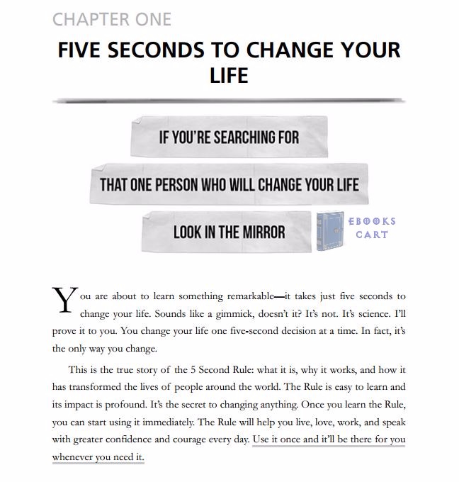 The 5 Second Rule: Transform Your Life, Work, and Confidence with Everyday Courage by Mel Robbins