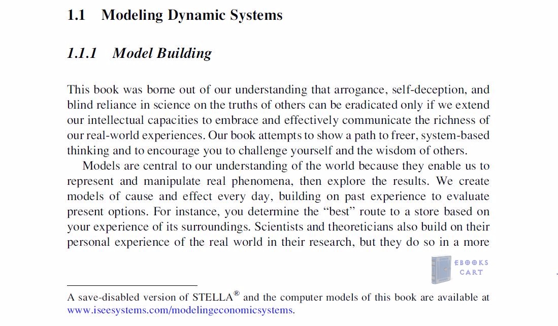 Modeling Dynamic Economic Systems by Matthias Ruth, Bruce Hannon PDF Review