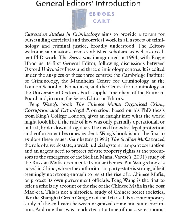 The Chinese Mafia: Organized Crime, Corruption, and Extra-Legal Protection by Peng Wang PDF Review