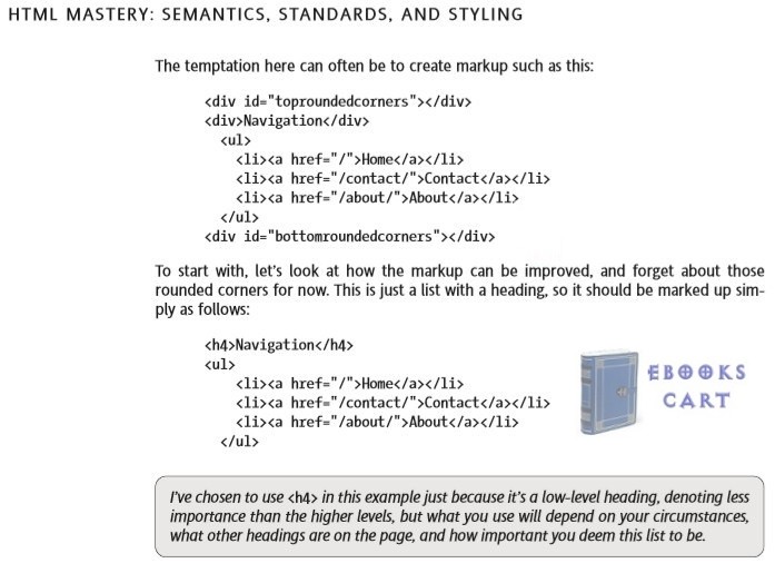HTML-Mastery-Semantics-Standards-and-Styling-by-Paul-Haine-PDF-Download