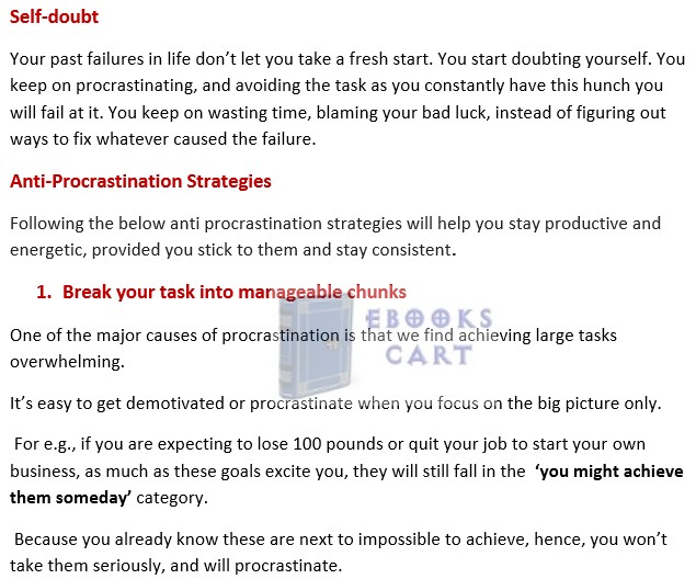 The 14 Effective Strategies To Kill Procrastination by Saima Masood PDF Download
