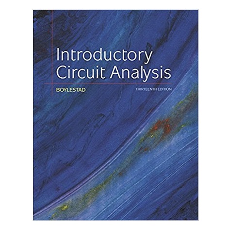Introductory Circuit Analysis by Robert L. Boylestad PDF Download