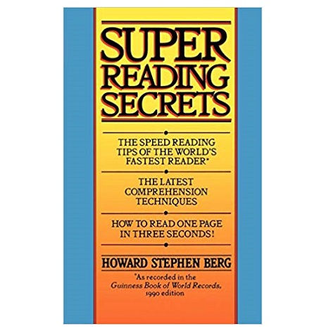 howard berg speed reader reading books