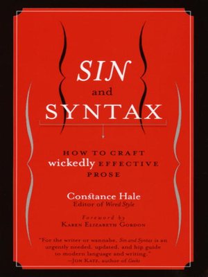 Sin and Syntax by Constance Hale PDF Free Download