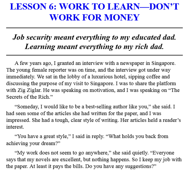 Download Rich Dad Poor Dad by Robert T. Kiyosaki PDF Free