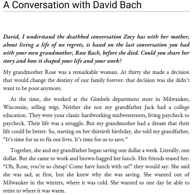 The Latte Factor by David Bach PDF Download