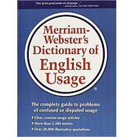 Merriam-Webster's Dictionary of English Usage by Merriam-Webster PDF