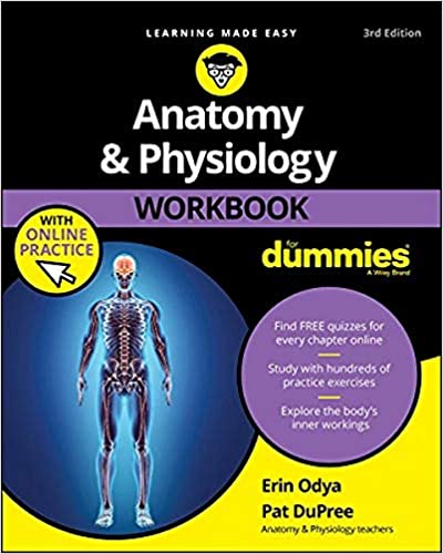 Anatomy & Physiology Workbook For Dummies with Online Practice by Erin Odya
