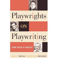 Playwrights on Playwriting by Toby Cole PDF ePub Audio Book Summary